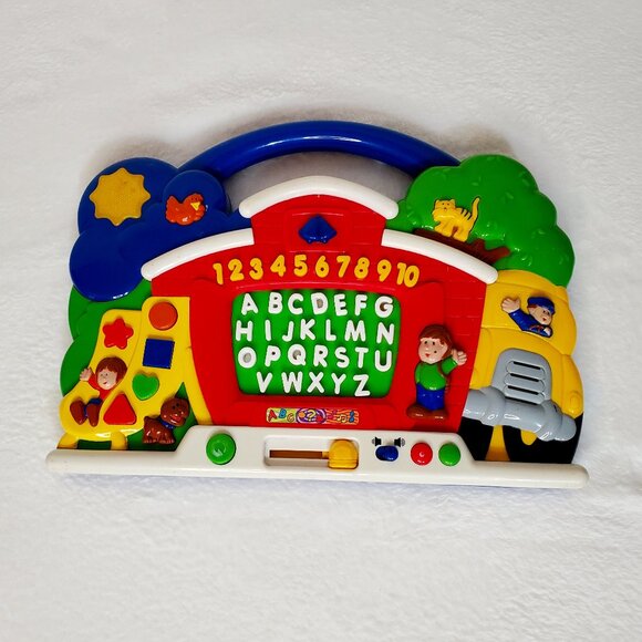 Interactive School House Educational Learning Letters, Shapes, & Numbers Toy - Picture 1 of 3